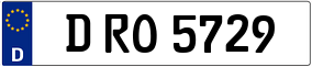Truck License Plate